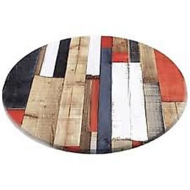 Gentaş Werzalit 80 Q Yuvarlak masa tablası redden wood