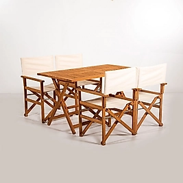 Rejisör Masa Sandalye 4+1