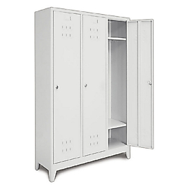 Metal Personel Soyunma Dolabı 3 Kapaklı