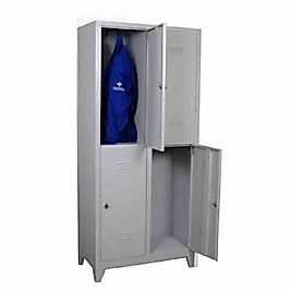 Metal Personel Soyunma Dolabı 4 Kapaklı