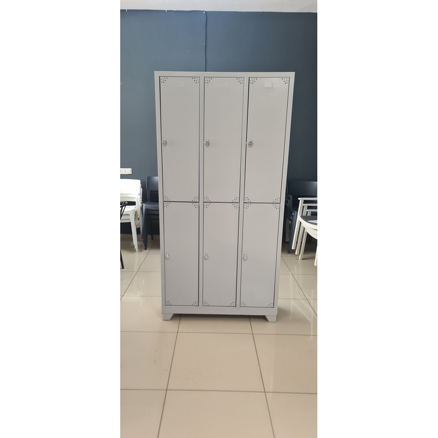 Metal Personel Soyunma Dolabı 6 Bölmeli